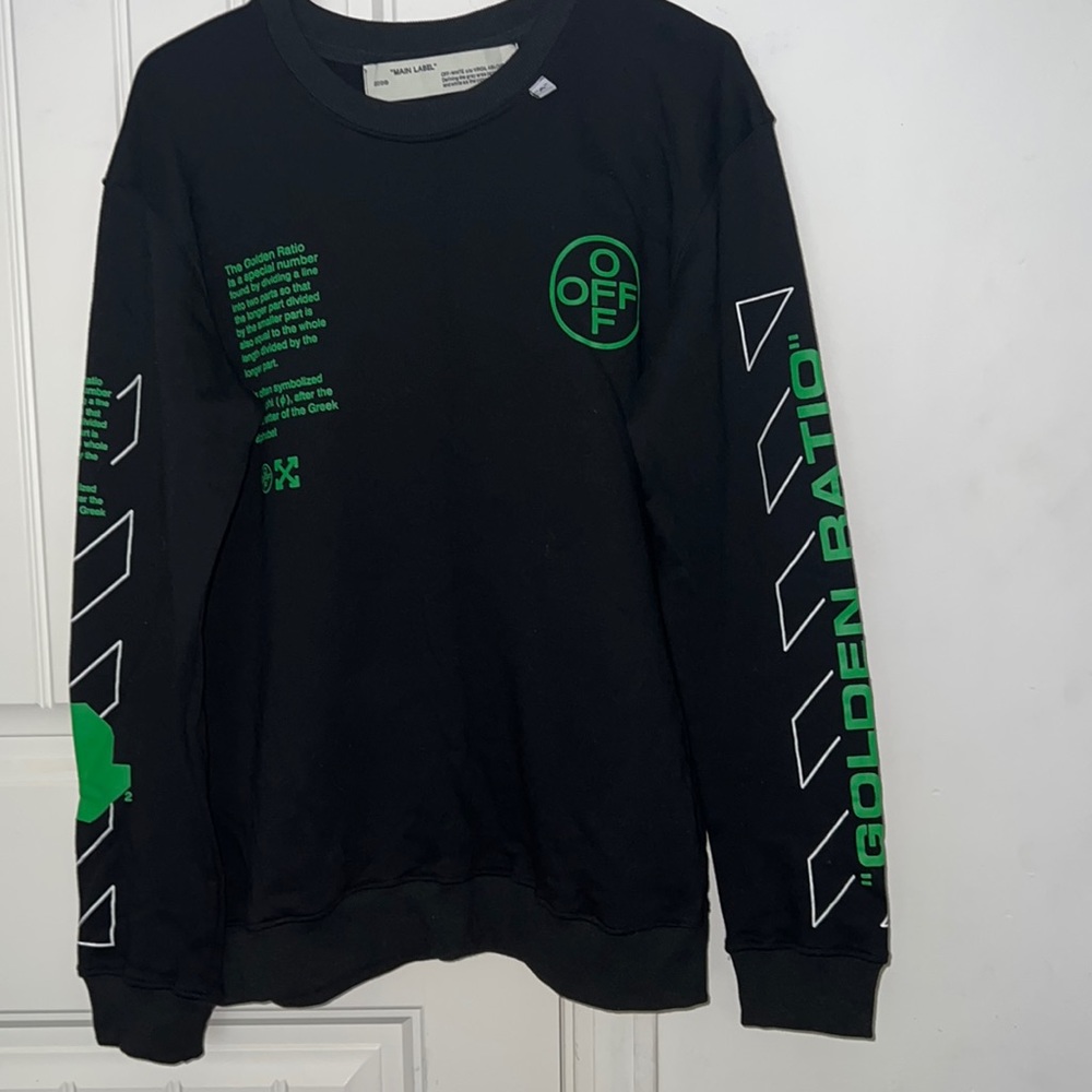 Off-White Incompiuto Sweatshirt (GET IT NOW🔥🔥)